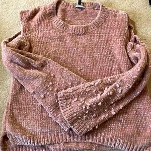 Cut out shoulder sweater